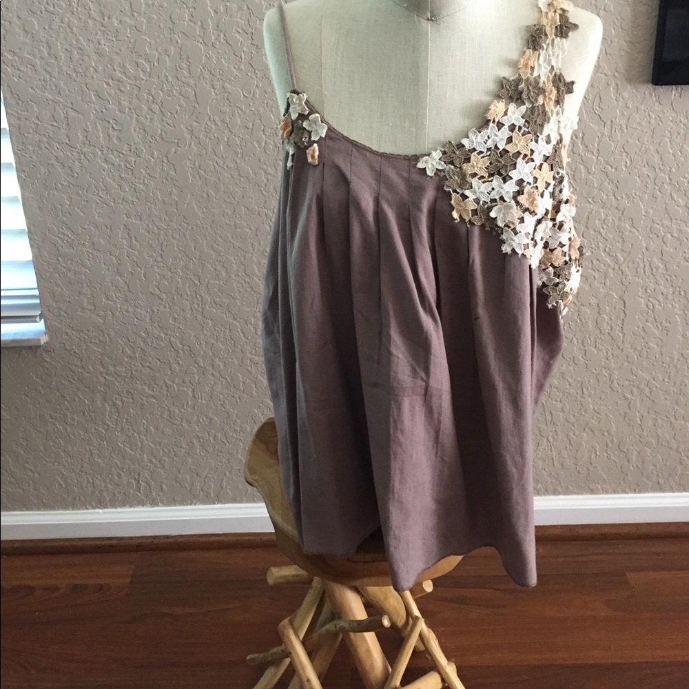 Anthropologie linen shirt