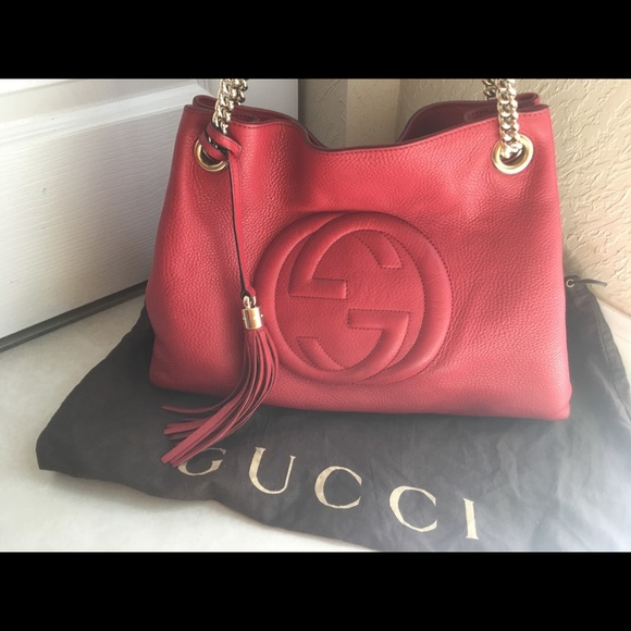 70 off Gucci Handbags Aunthentic Leather Gucci bag comes with Dusk