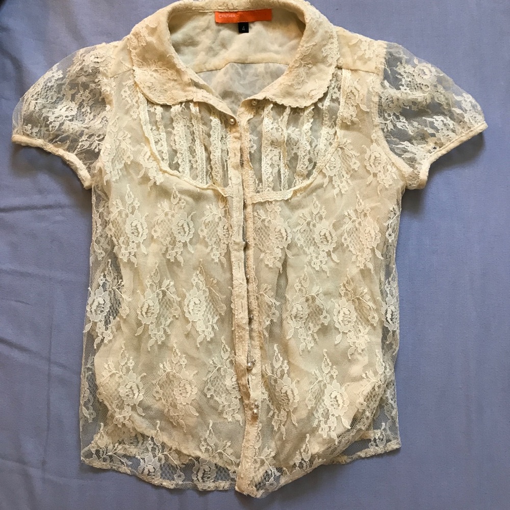 Stunning feminine lace blouse