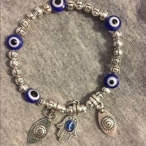 Evil eye and hamsa bracelet