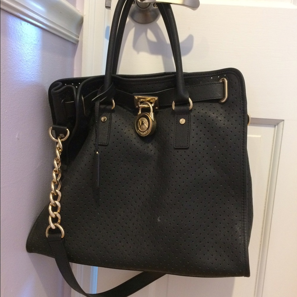 Michael Kors Large Hamilton tote black