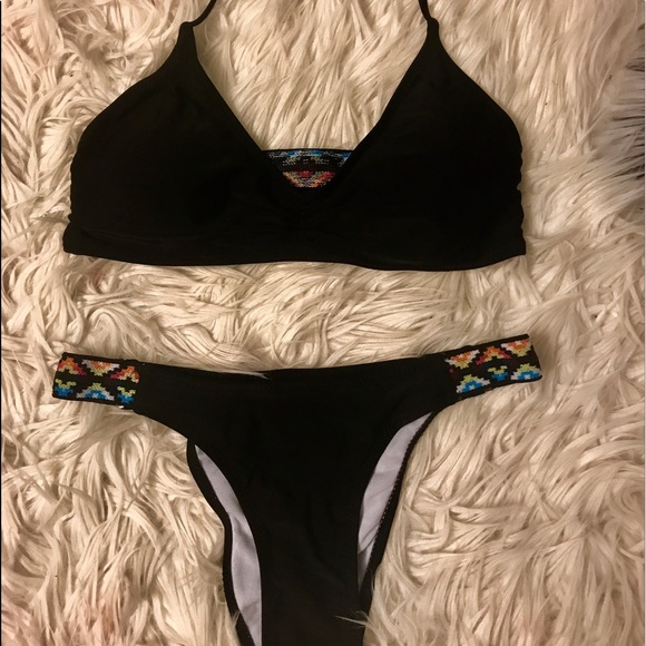 ‘Isla’ Boho tribal cheeky Brazilian bikini - Picture 6 of 7