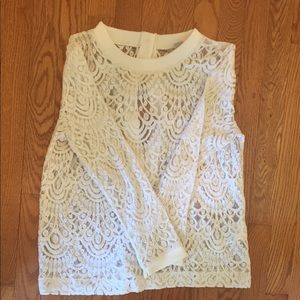 Banana Republic lace shirt
