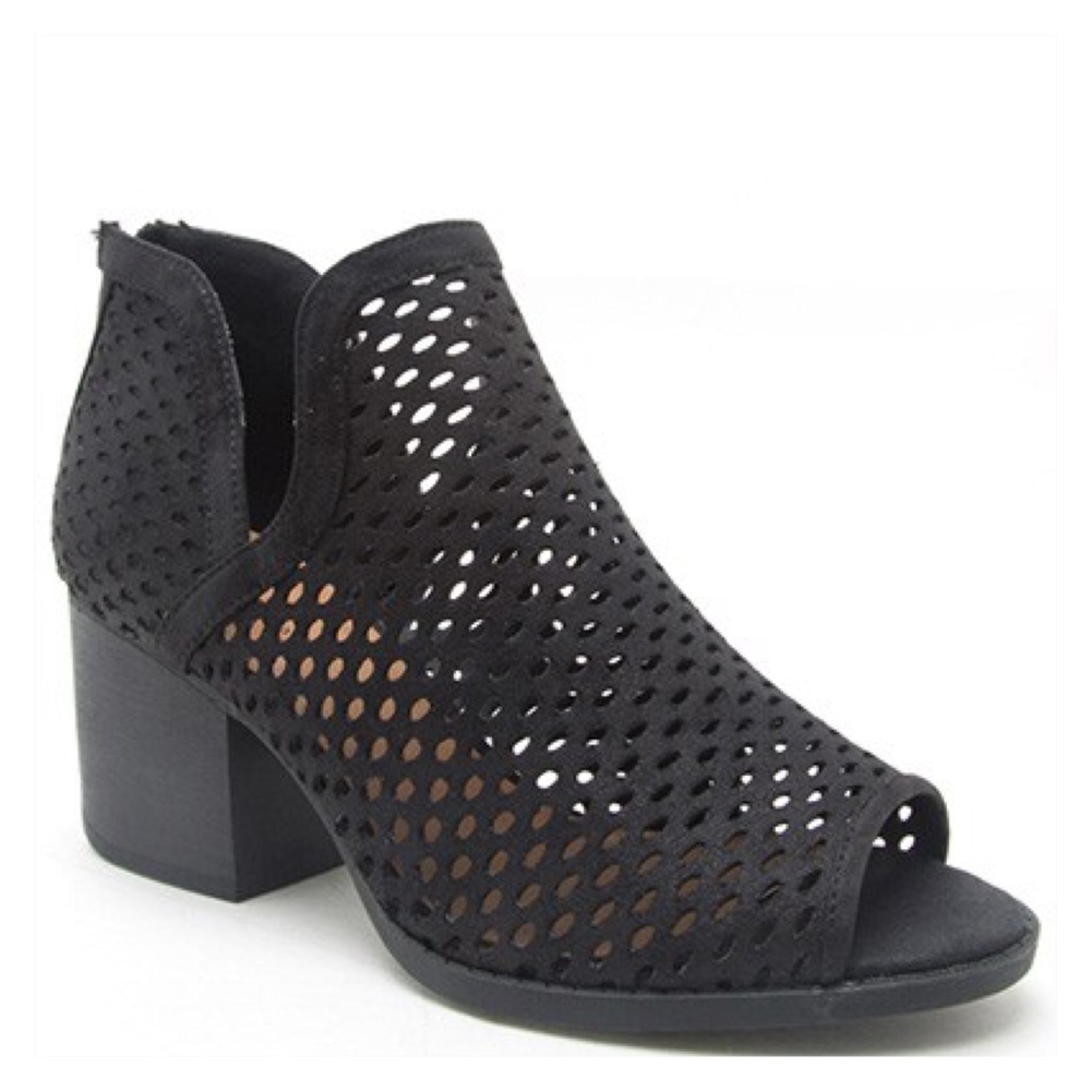 Jet Setter- Vegan Suede Ankle Booties - Picture 3 of 7