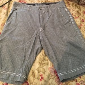 Buckle men's grey shorts