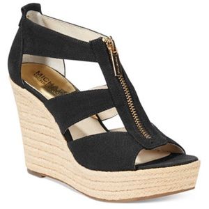 Michael Kors Damita Wedge (black) ⚡️Never Worn! ⚡️
