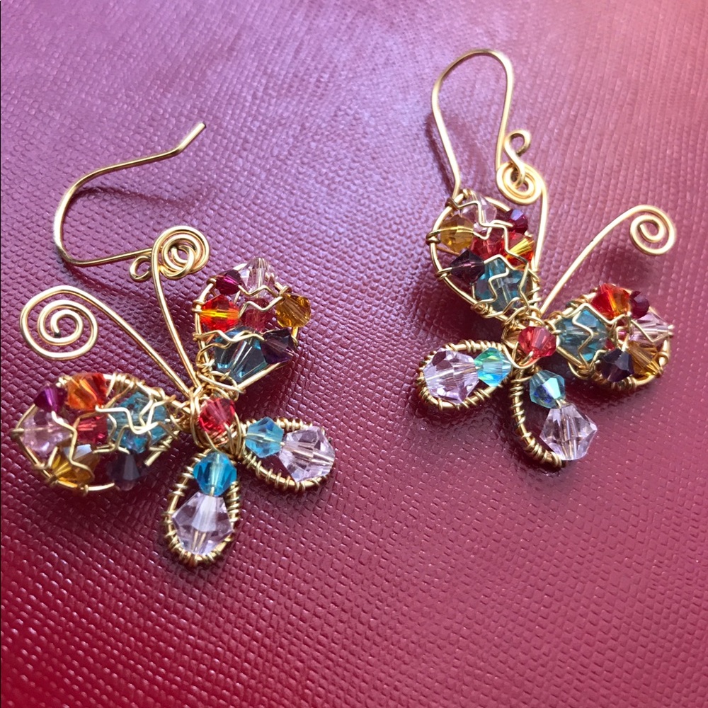 Butterfly earrings
