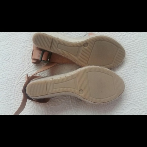 Tan/light Brown Leather Espadrilles - Picture 2 of 4