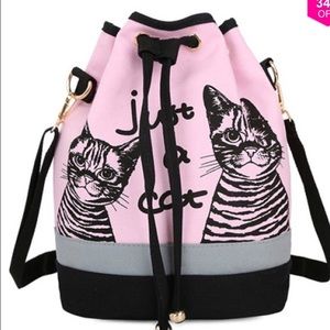 Cute cat sack bag
