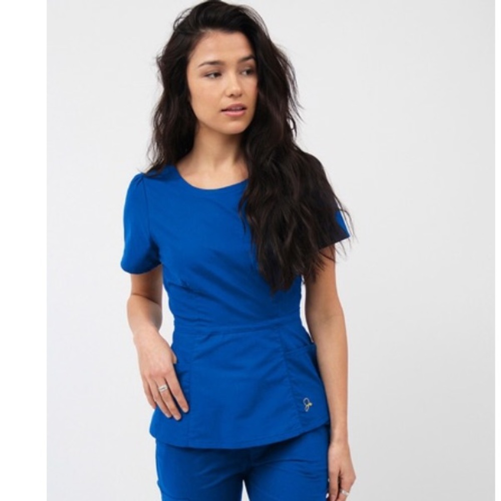 Jaanuu - Peplum Scrub Top