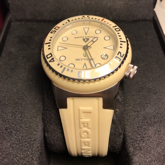 Swiss Legend Accessories - Swiss Legend cream women's watch