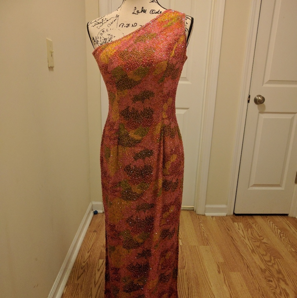 Miss Bella Couture Beaded Gown