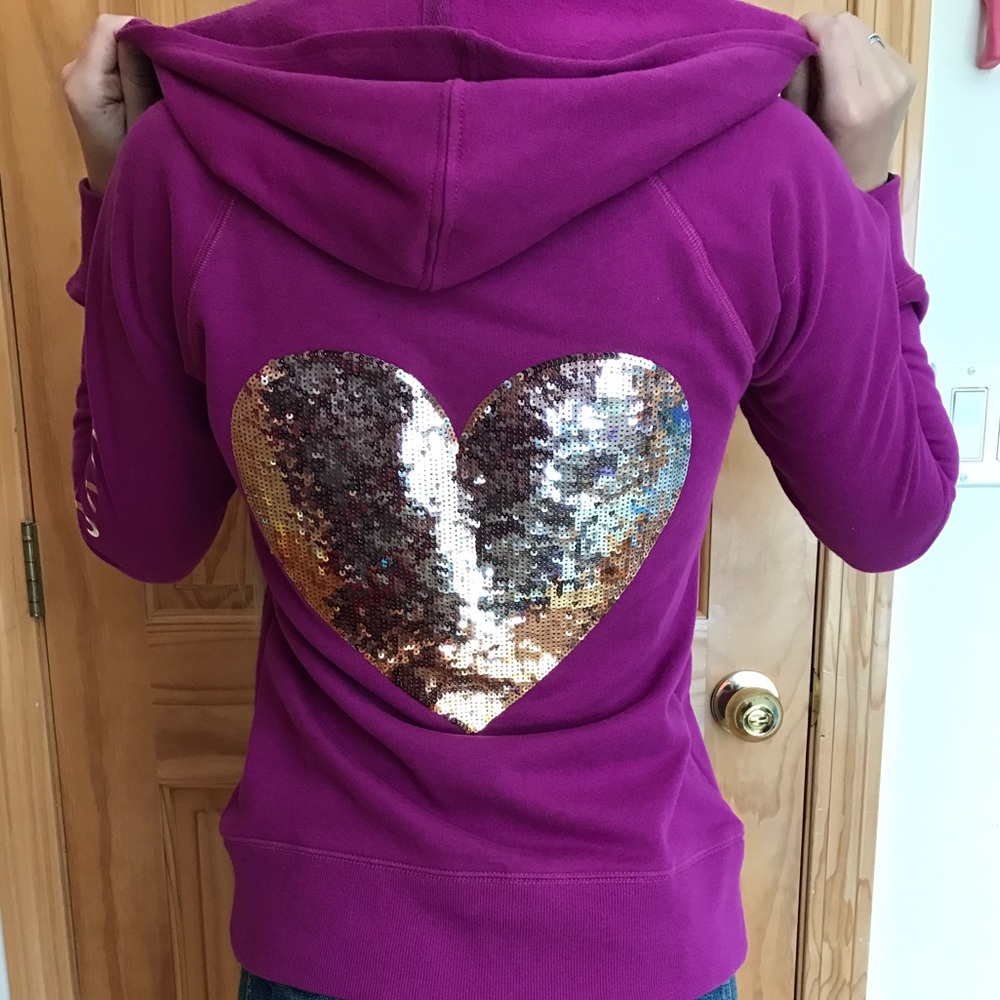 NWT Victoria's Secret zip up hoodie