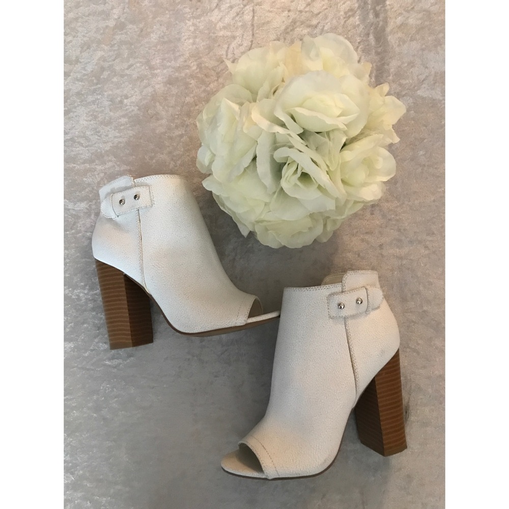 White booties