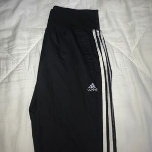 Adidas Climalite Dri Fit Black/White Pants