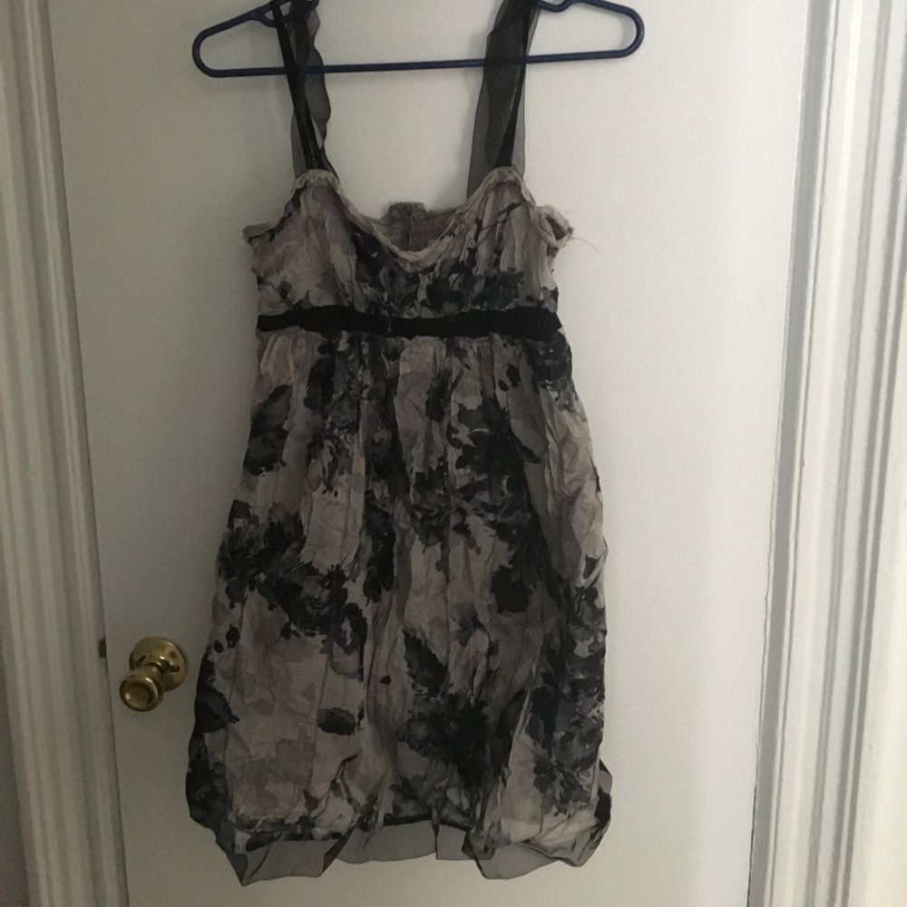 Black and grey dress