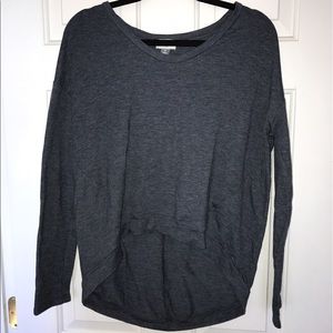 Dark Grayish Blue Long Sleeve