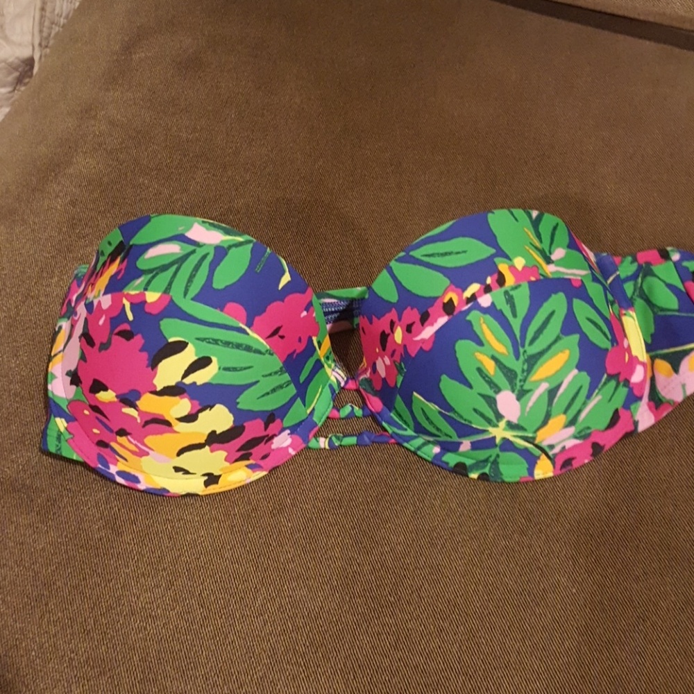 Beautiful colors bikini top