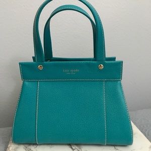 Kate Spade turquoise top handle