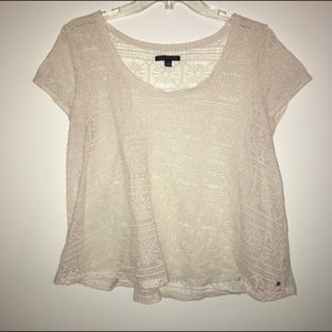 American Eagle White Blouse