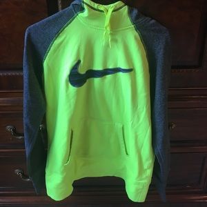 Nike hooded/funnel neck sweatshirt