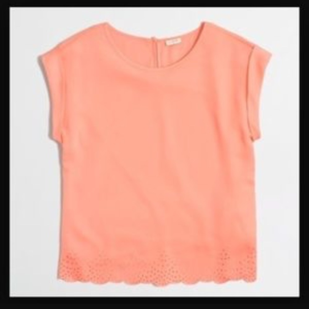 J. Crew Factory Coral Blouse