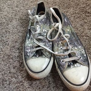 SILVER CONVERSE!