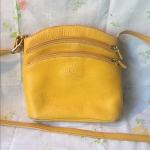 Yellow cross body