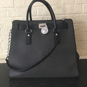 Michael Kors Microstudded NS Hamilton Satchel