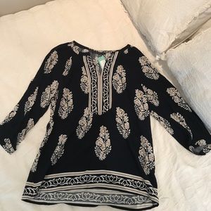 Wythe Split Neck Top