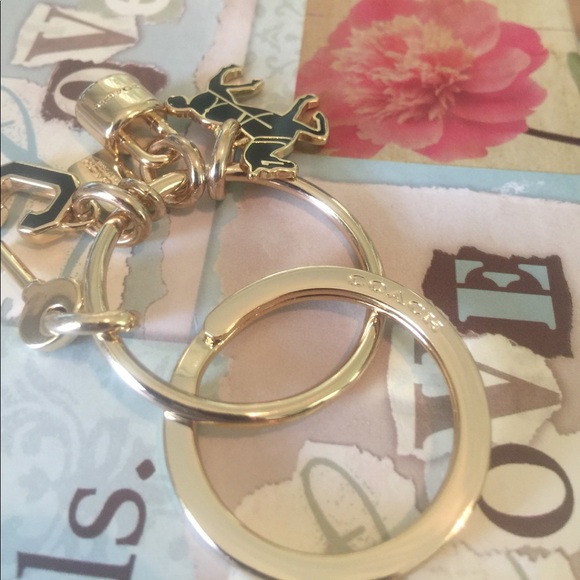 COACH Keychain, dust bag included. NWT - Picture 5 of 5