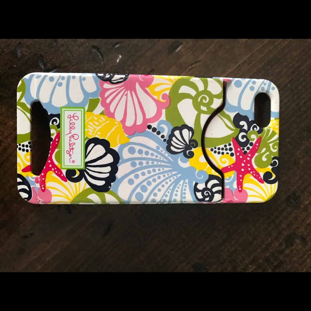 Lilly Pulitzer iPhone 5 case with card holder