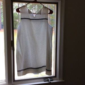 White linen dress from j jill