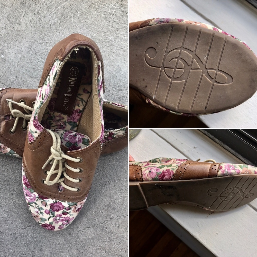 Floral shoes