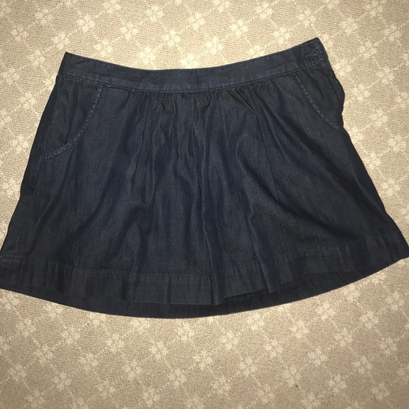 navy/denim skirt - Picture 1 of 2