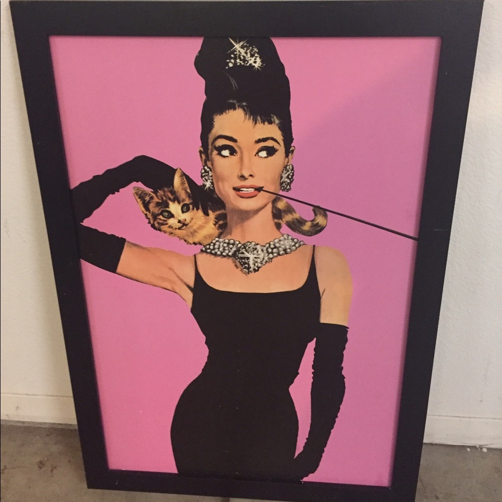 Audrey Hepburn Large Painting