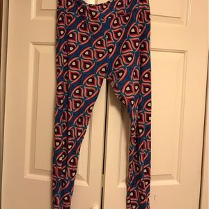 GUC TC Lularoe Leggings - Peacock design