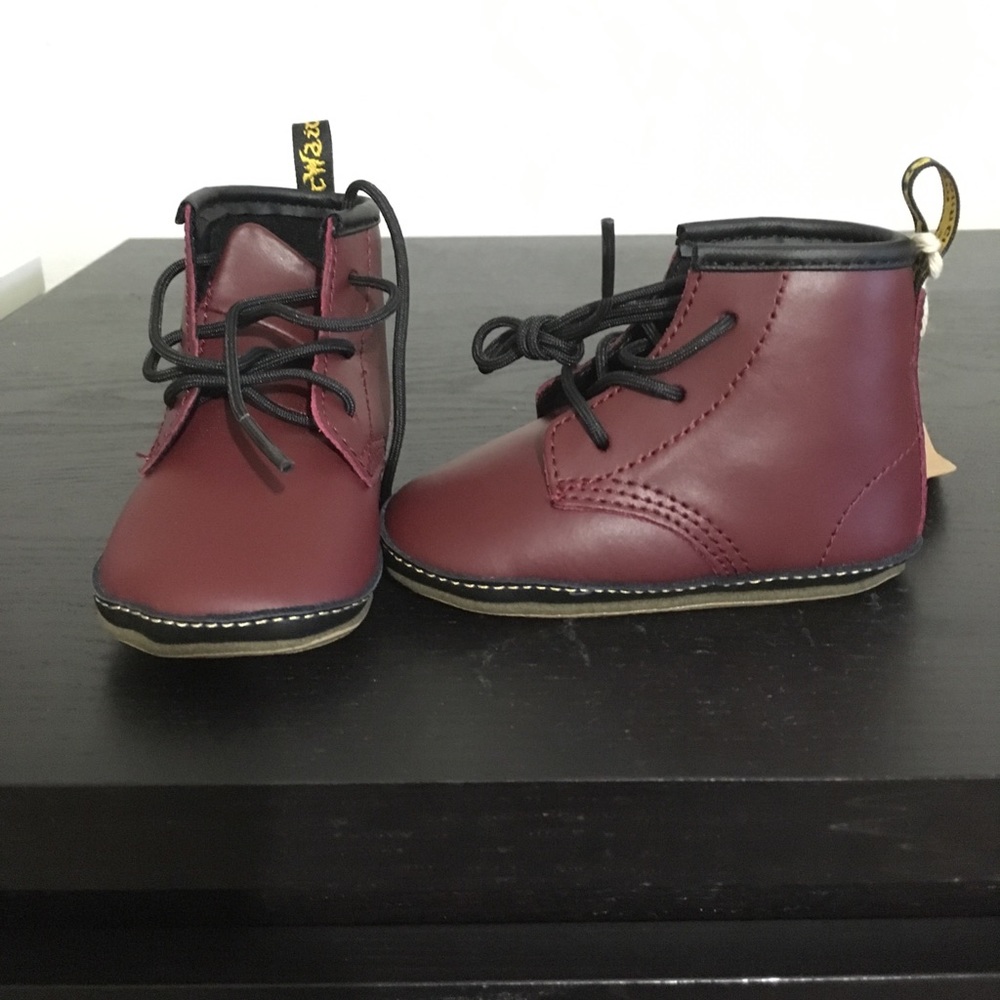 NWT cheery red Infant Dr. Martens