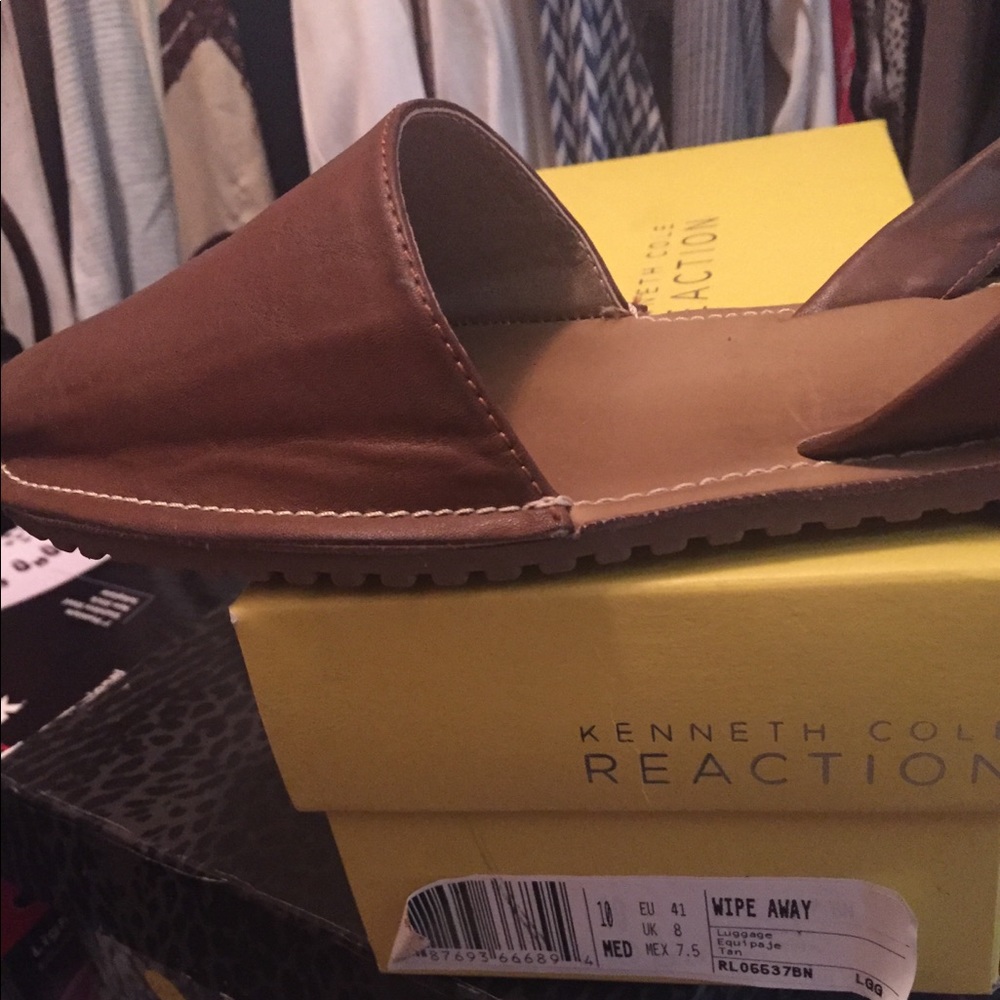 Brown Leather Flats