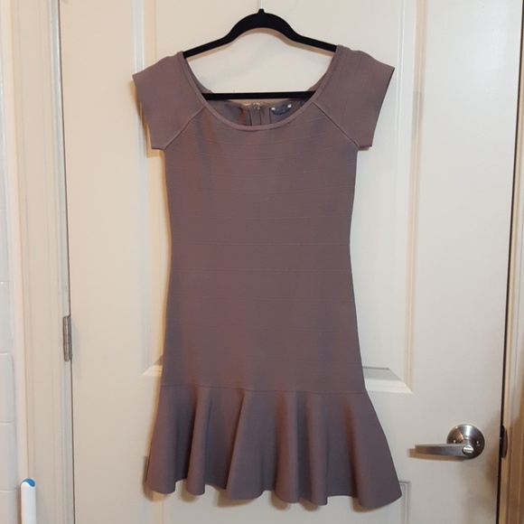 NWOT GUESS Khaki Bandage Dress. - Picture 2 of 8