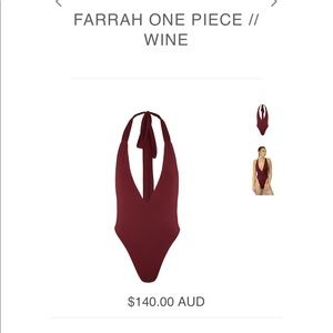 Myra Swim High Waist One Piece Swimsuit/ Farrah