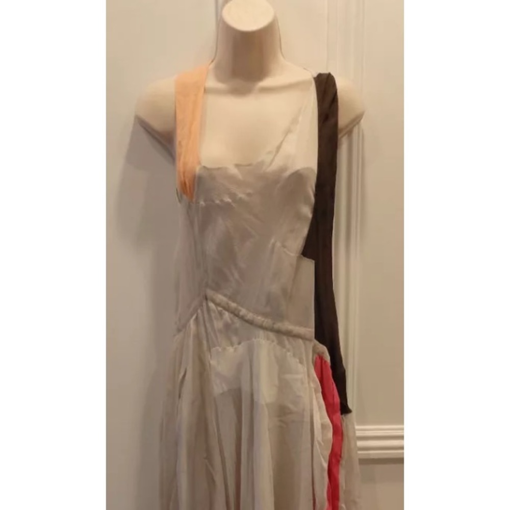 CHLOE RUNWAY USED DRESS SILK CREPON CREPE SIZE 38