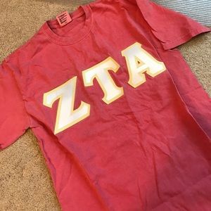ZTA Coral lettered shirt