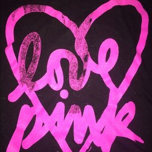 Love pink tee
