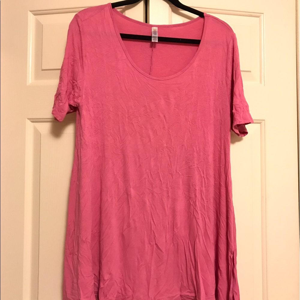 Medium Bubblegum Pink Medium Lularoe Perfect Tee