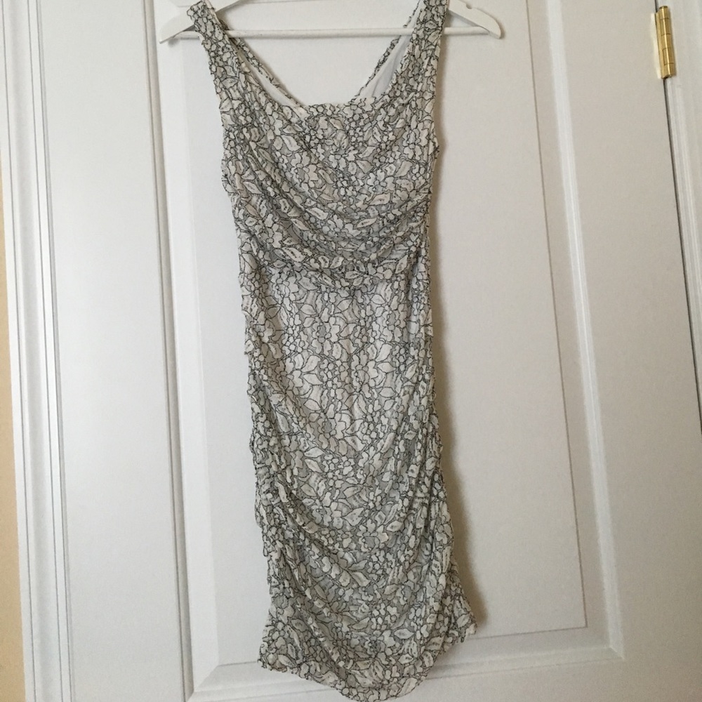 Express lace mini dress