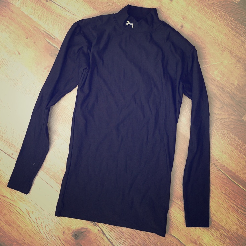 Men's cold wear mock turtle neck