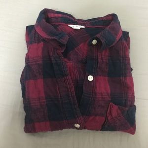 Aeropostale Red and blue Flannel