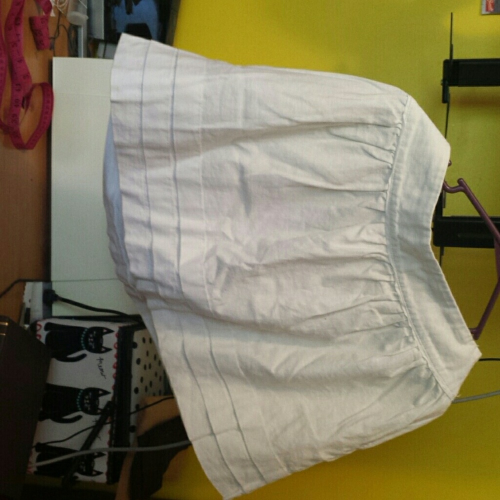 White skirt