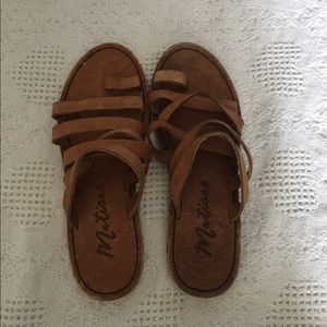 Distressed Leather sandals. OFFERS WELCOMED